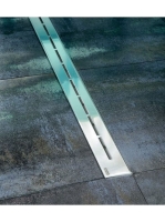 Ravak Runway OZW 750 zuhanyfolyóka - rozsdamentes acél (falh