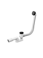 Ravak Kád le és túlfolyószett 570 mm-es Bowdenes, fekete X01