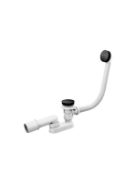 Ravak Kád le és túlfolyószett 570 mm, Click Clack, fekete X0