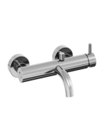 Ravak Espirit ES 022.00CR fali kádcsaptelep zuhanyszett nélk