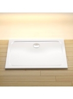 Ravak Gigant Pro Chrome zuhanytálca 100x90 cm, fehér XA04A70