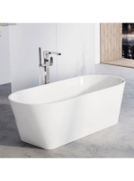 Ravak SOLO szabadonálló fehér akrilkád 178x80, fekete túlfol