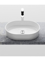 Ravak MOON 2 mosdó, túlfolyó nélkül, fehér XJN01300002 - Für