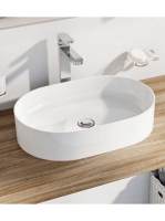 Ravak Ceramic 550 Slim O kerámia mosdó túlfolyó és csapfurat