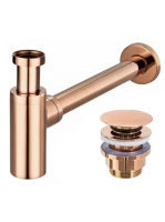 Rea Univerzális mosdószifon click-clack leeresztő szeleppel,