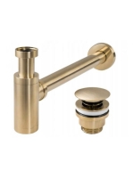 Rea Univerzális mosdószifon click-clack leeresztő szeleppel,