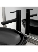 Rea Tess magas fürdőszobai csaptelep, fekete REA-B0229 - Für