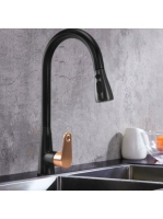 Rea Mild álló konyhai csaptelep kihúzható zuhanyfejjel, matt