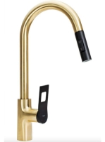 Rea Soul álló konyhai csaptelep kihúzható zuhanyfejjel, szál