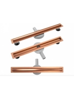 Rea Neo Slim lineáris zuhanylefolyó szett 60 cm, szálcsiszol