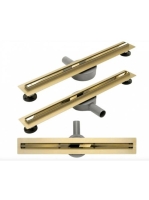 Rea Neo Pro Slim lineáris zuhanylefolyó szett 80 cm, fényes