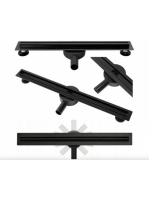 Rea Neo Pro Slim lineáris zuhanylefolyó 50 cm, matt fekete R