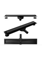 Rea Neo Pro 2 in 1 lineáris zuhanylefolyó szett 80 cm, matt