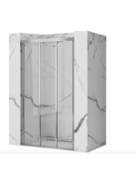 Rea Alex Univerzális tolózuhanyajtó 90x190 cm átlátszó üvegg