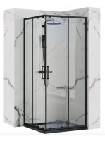 Rea Punto tolóajtós zuhanykabin 80x190 cm átlátszó üveggel,