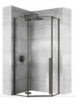 Rea Diamond sarok zuhanykabin 100x195 cm átlátszó üveggel, m