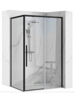 Rea Solar tolóajtós zuhanykabin 90x195 cm átlátszó üveggel,
