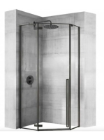 Rea Diamond sarok zuhanykabin 80x195 cm átlátszó üveggel, ma