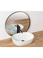 Rea Amelia pultra ültethető kerámia mosdótál 48x34,5cm, fehé