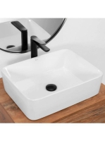 Rea Anita pultra ültethető kerámia mosdótál 48,5x37,5 cm, fe