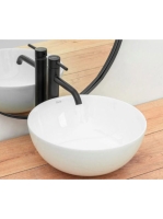 Rea Stella pultra tehető kerámia mosdótál 36x36 cm, fehér RE