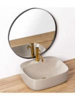 Rea Luiza pultra ültethető kerámia mosdótál 50x42,5 cm, matt