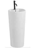 Rea Blanka álló kerámia mosdó 85 cm, csaplyukkal és túlfolyó