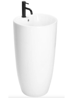 Rea Anya szabadon álló kerámia mosdó 84 cm, csapfurattal és