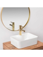 Rea Kelly Mini pultra ültethető kerámia mosdótál 41x31 cm, f