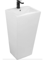 Rea Daria szabadon álló kerámia mosdó 84 cm, csaplyukkal és