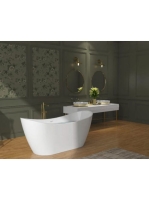 Rea Kerrano akril szabadon álló fürdőkád 152x73 cm, Click-Cl