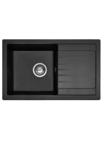 Rea Dag gránit mosogató csepegtetővel 75x43,5 cm, lefolyó ga