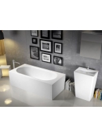 Riho Madrid SOLID SURFACE szabadonálló kád 180x86 cm, matt f