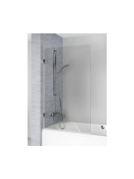 Riho Scandic NXT X107 kádparaván átlátszó üveg 80X150 cm fek