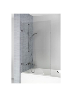 Riho Scandic NXT X108 kádparaván átlátszó üveg 85x150 cm fek