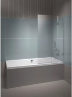 Riho Scandic NXT X109 kádparaván átlátszó üveg 85X150 cm fek