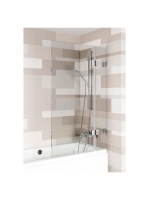 Riho Scandic NXT X109V kádparaván átlátszó üveg 80X150 cm fe