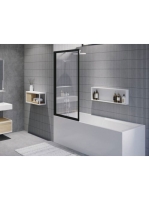 Riho Lucid GD501 Univerzális kádparaván 80x150 átlátszó üveg