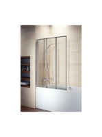 Riho Alta Univerzális kádparaván 100x140 átlátszó üveg, króm