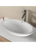 Riho Avella Solid Surface mosdótál 58x36 matt fehér W0160031