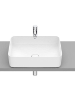 Roca Inspira Square pultra ültethető Fineceramic mosdó 50x37