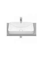 Roca Inspira Square pultba építhető FineCeramic mosdó 55x37