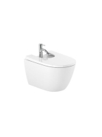 Roca Ona függesztett bidé csaplyukkal és Supraglaze bevonatt