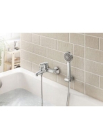 Roca Arola kádcsaptelep fali zuhanyszettel, króm A5A0A6AC0K