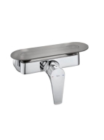 Roca Atlas zuhanykeverő csaptelep polccal, Evershine felület