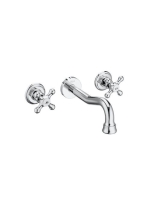 Roca Carmen falra szerelhető mosdó csaptelep, króm A5A474BC0