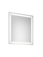 Roca Iridia négyszögletes LED-es tükör 60x70 párásodásgátló