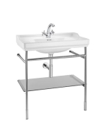 Roca Carmen mosdó 80x50 cm, rozsdamentes acél kerettel A8513