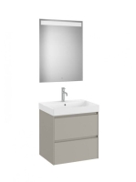 Roca Ona Pack 2 fiókos alsószekrény mosdóval 60x46 tükör LED