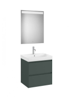 Roca Ona Pack 2 fiókos alsószekrény mosdóval 60x46 tükör LED
